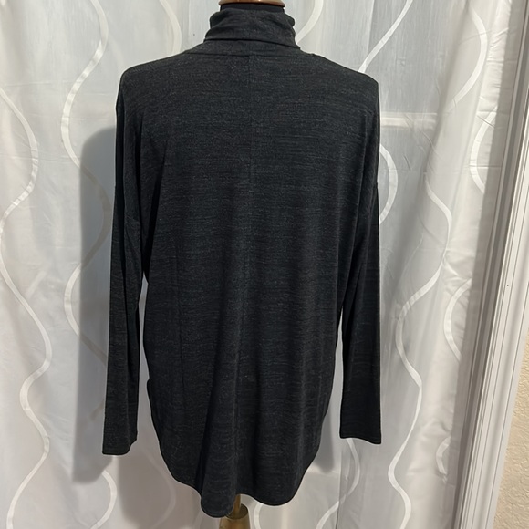 Lou & Grey For Loft, Dark Gray Turtleneck, Size Medium. - Picture 3 of 5